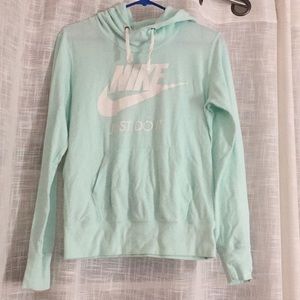 teal athletic pullover